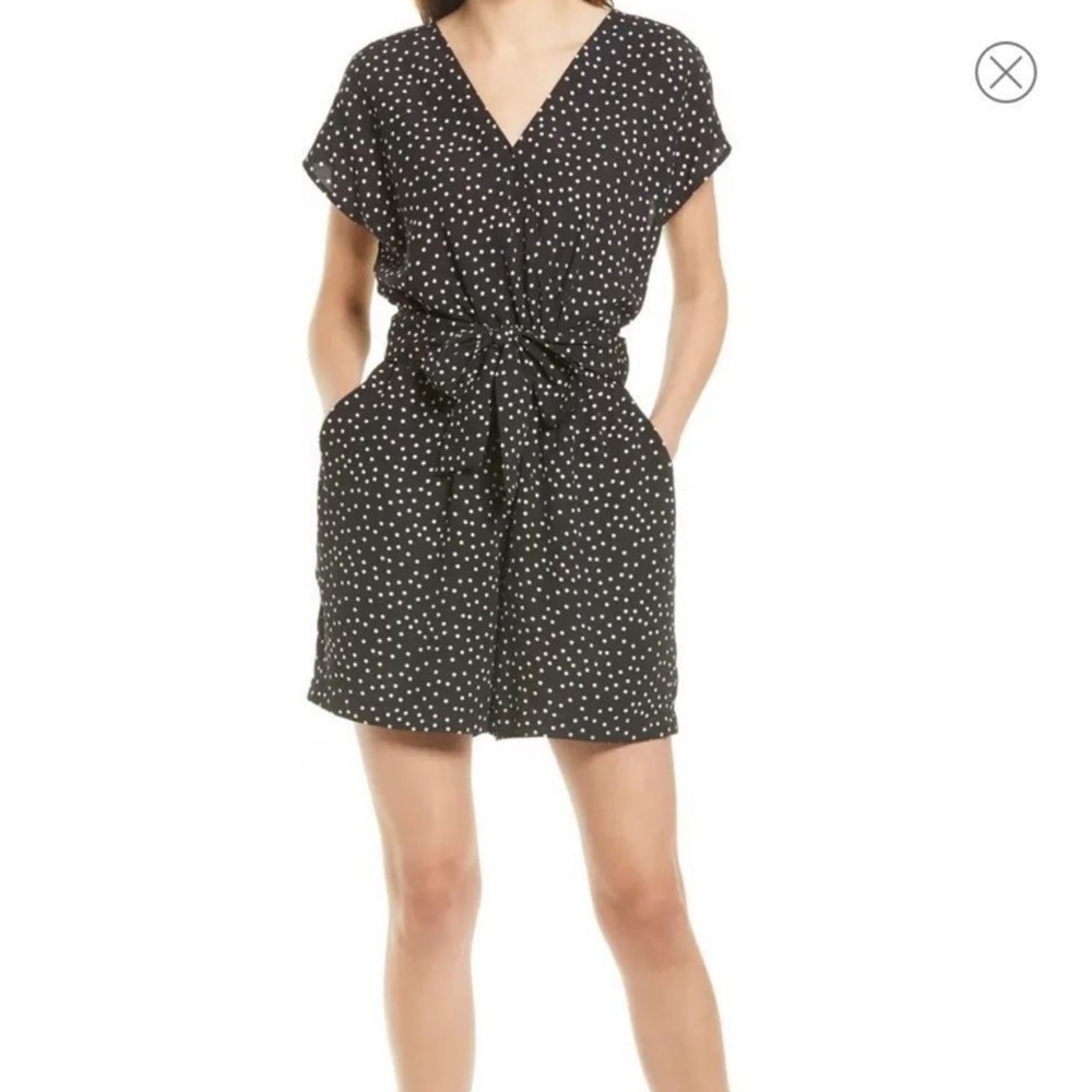 Chelsea28 Print polka dot Romper Size: S